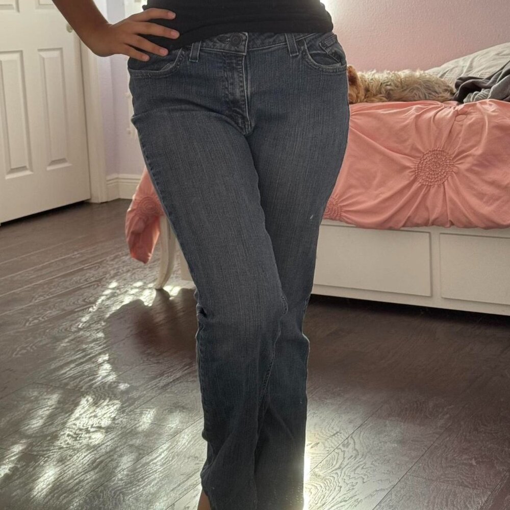 Women's Blue and Navy Jeans